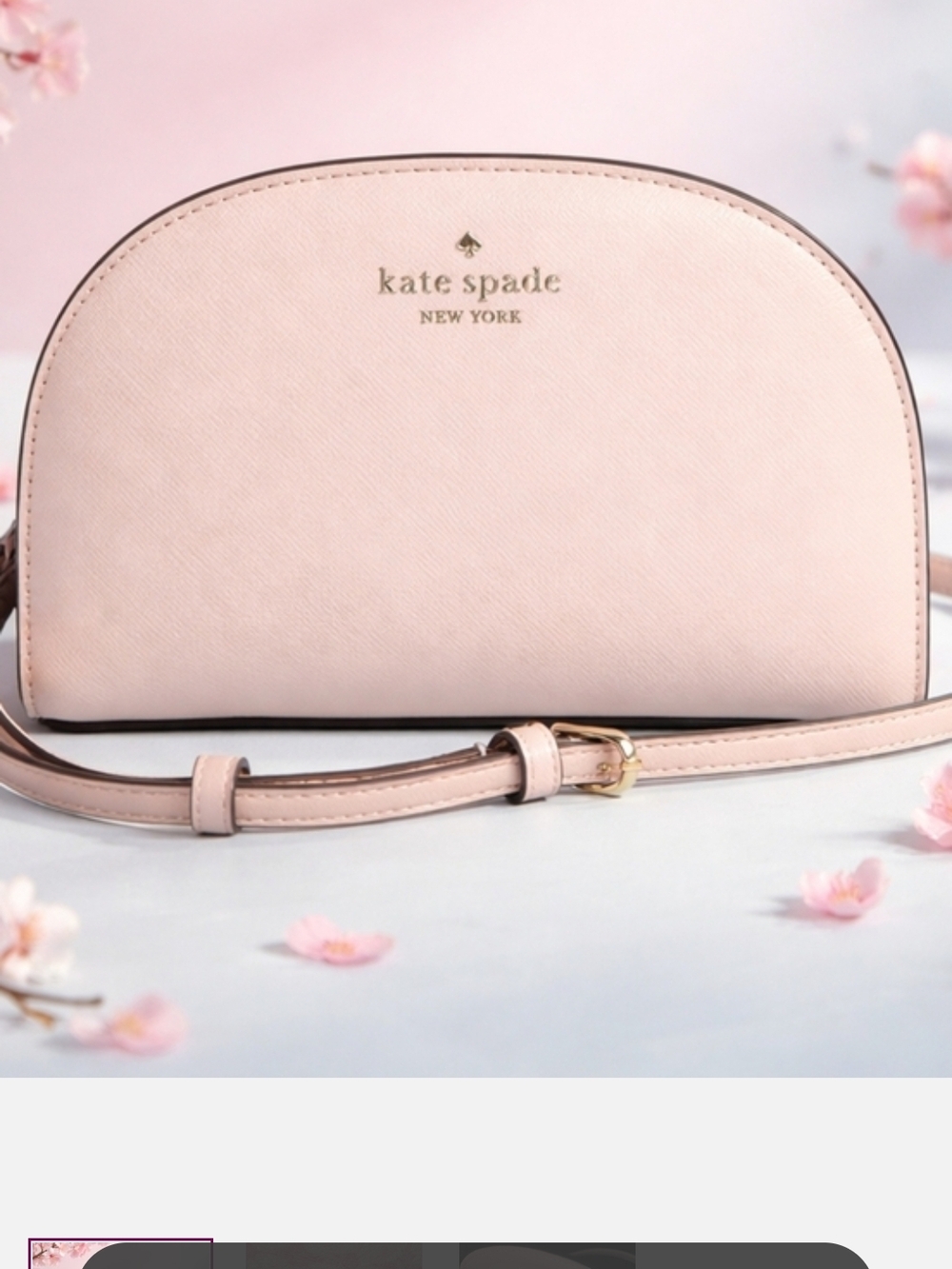 kate spade Blush Pink Dome Crossbody Bag